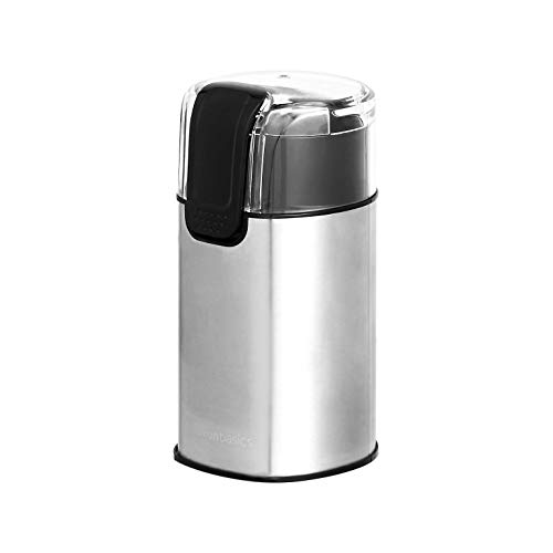 Amazon Basics Elektrische Kaffeemühle, Edelstahl von Amazon Basics