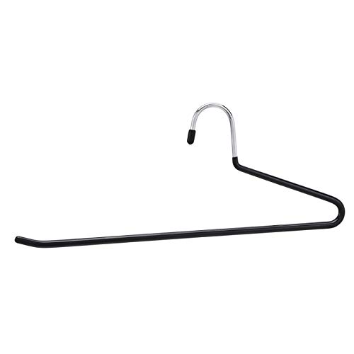 Amazon Basics Hosenbügel, einfaches Aufhängen, 10er-Pack, Verchromt von Amazon Basics