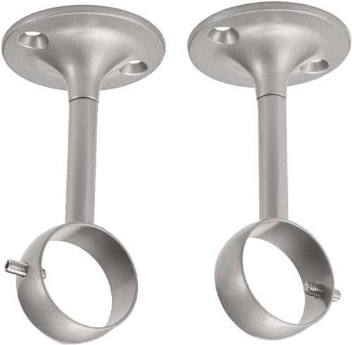 Amazon Basics Deckenhalterungsset, 2 Stück, Nickel von Amazon Basics