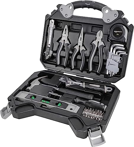 Amazon Basics Werkzeug-Set für den Haushalt, 51 teile, Schwarz Amazon Basics Werkzeug-Set für den Haushalt, 51 teile, Schwarz von Amazon Basics