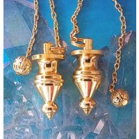Vergoldetes Messing Pendel Genaue Schwerkraft Design Vergoldetes Messing Pendel Genaue Schwerkraft Design von AmazonCrystals