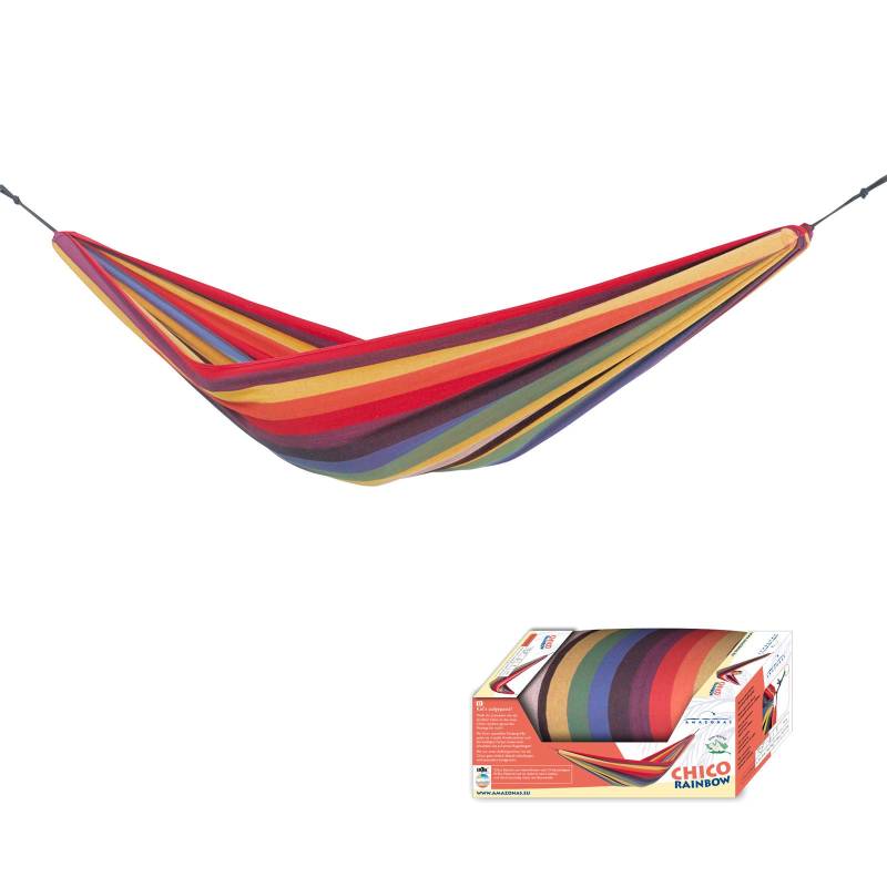 AMAZONAS Chico Rainbow Kinder Reise Tuch Hängematte Wetterfest Garten Camping von Amazonas