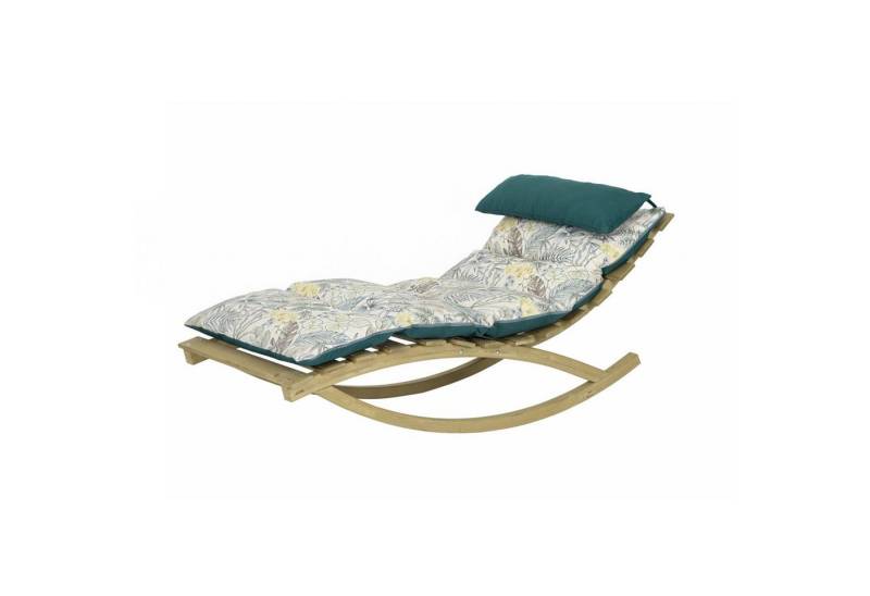 Amazonas Gartenlounge-Sessel AMAZONAS Rocking Lounger Floral Schaukelliege inkl. Holzgestell und von Amazonas