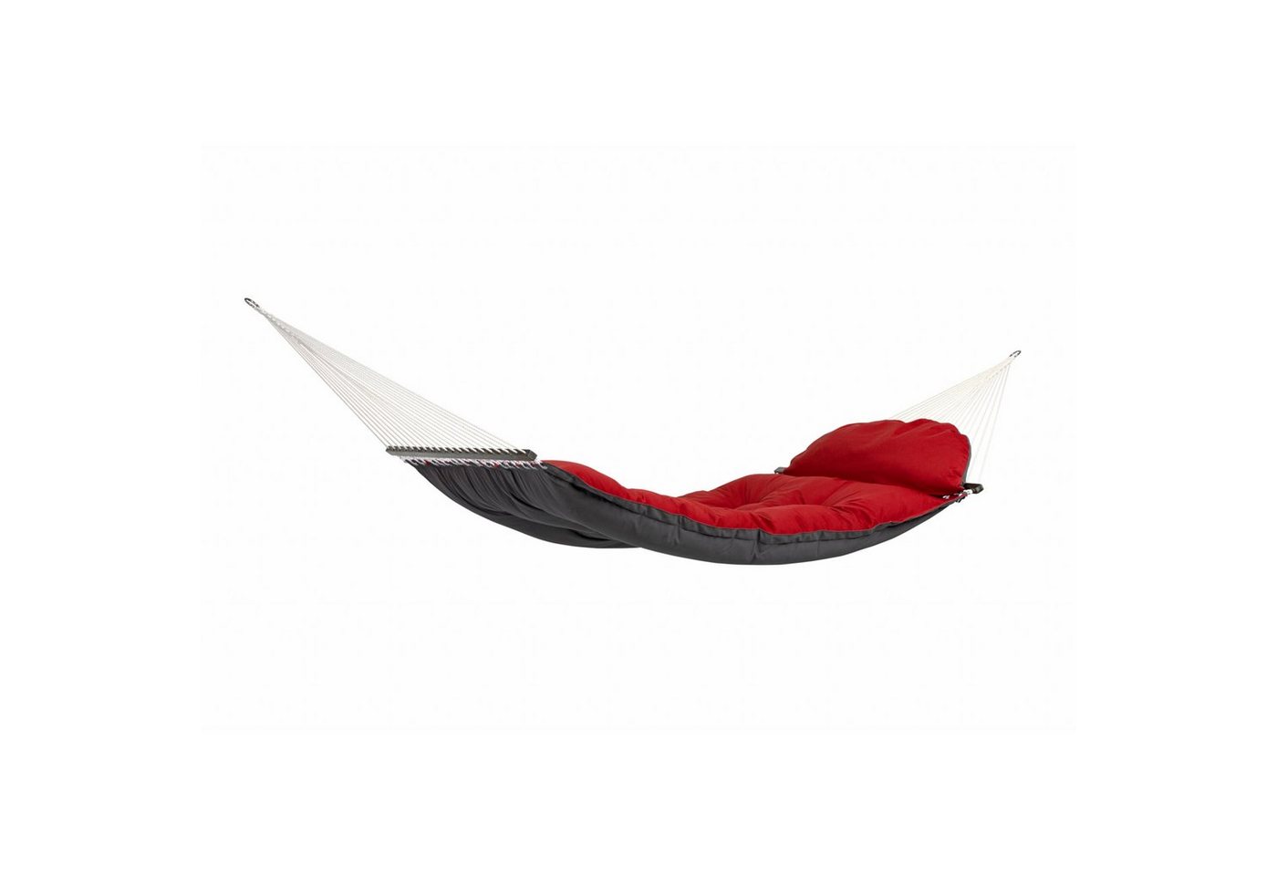 Amazonas Hängematte AMAZONAS XXL Stabhängematte Fat Hammock Red inkl. passendem Kissen von Amazonas