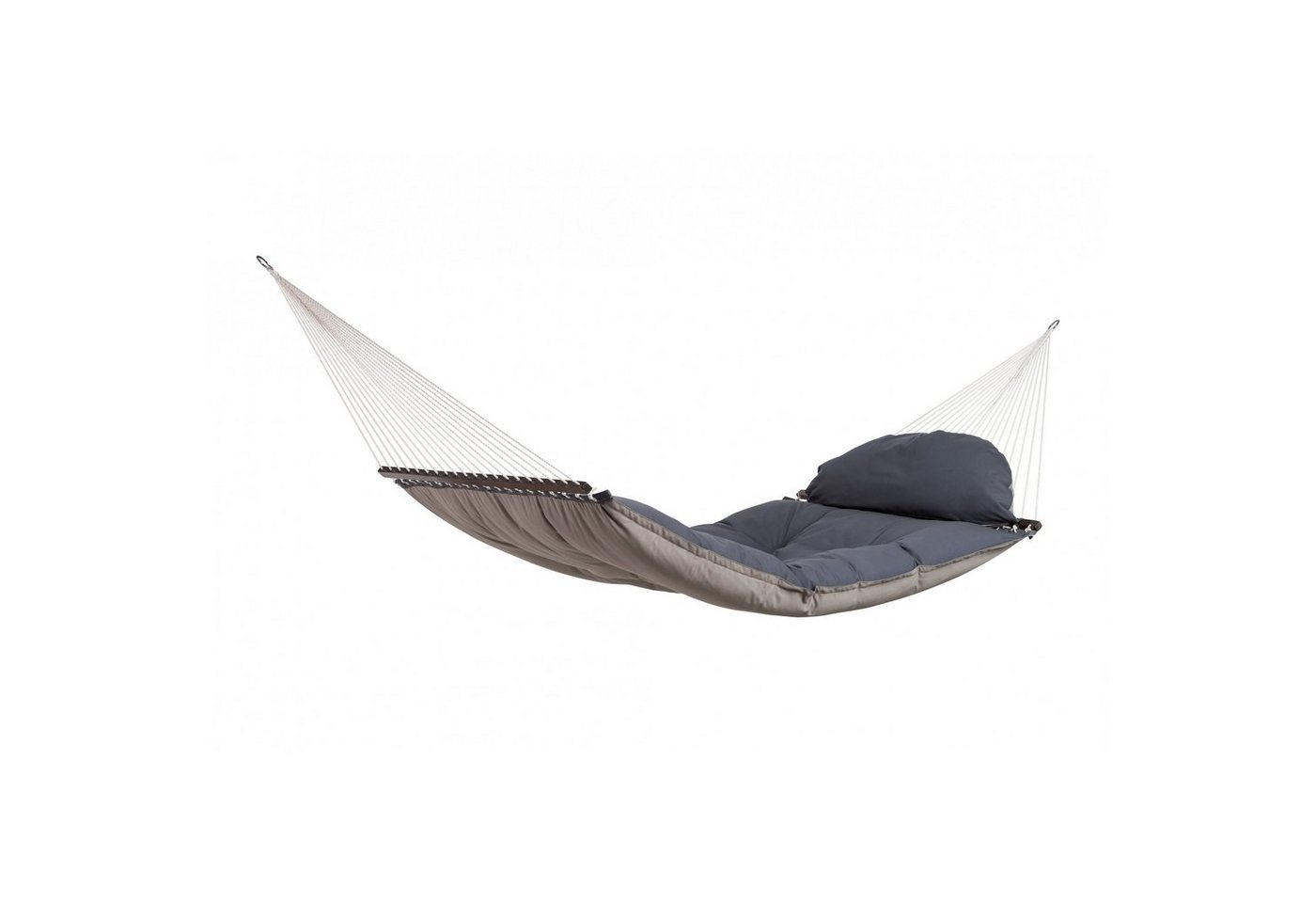 Amazonas Hängematte AMAZONAS XXL Stabhängematte Fat Hammock Taupe inkl. passendem Kissen von Amazonas