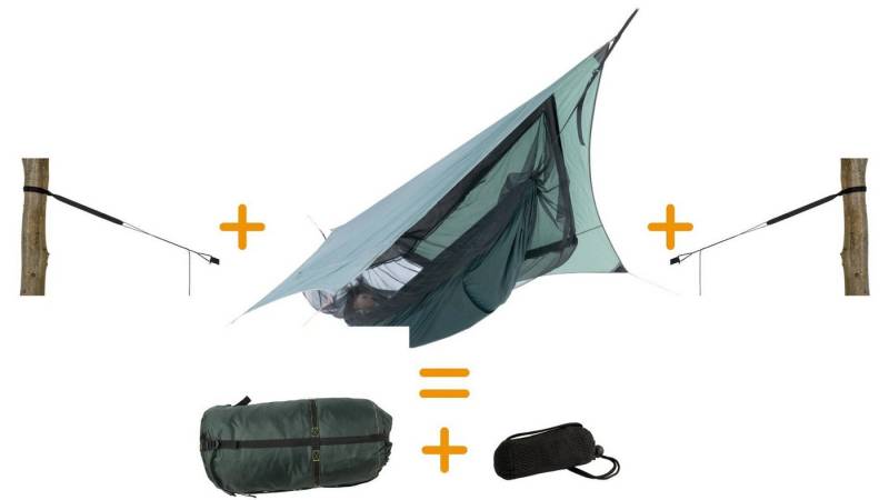 Amazonas Hängematte Traveller Camp All-in-One Ultra-Light Moskitonetz Tarp Aufhängungen von Amazonas