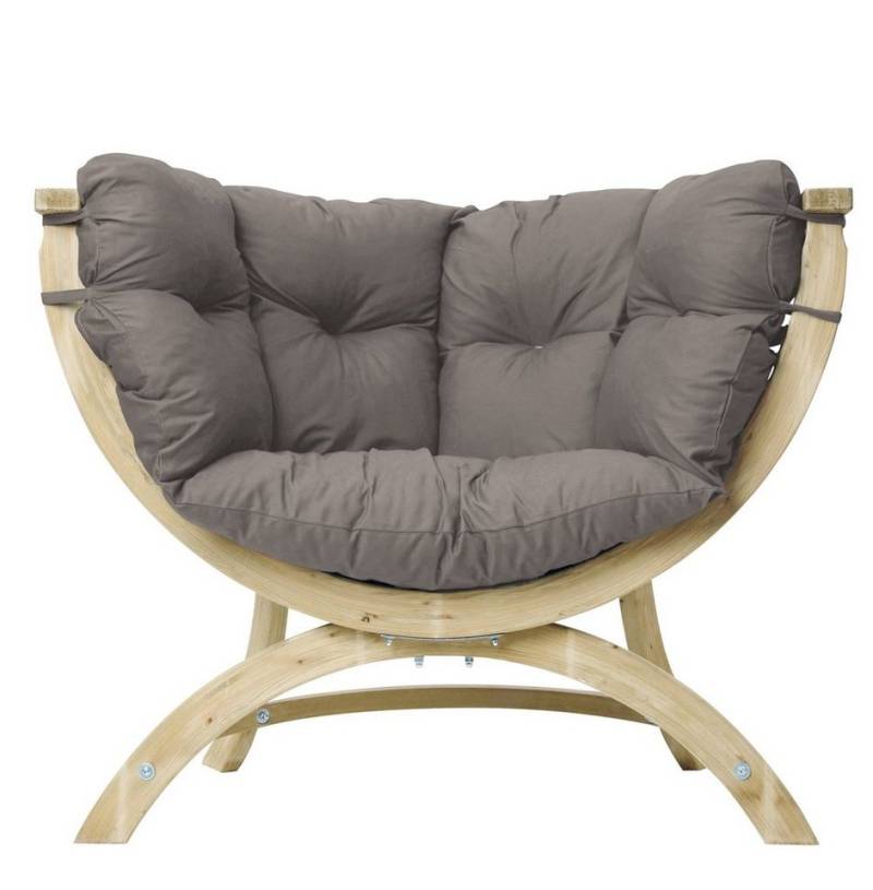 Amazonas Loungeset Sessel Siena Uno Anthracite aus FSC Fichtenholz von Amazonas