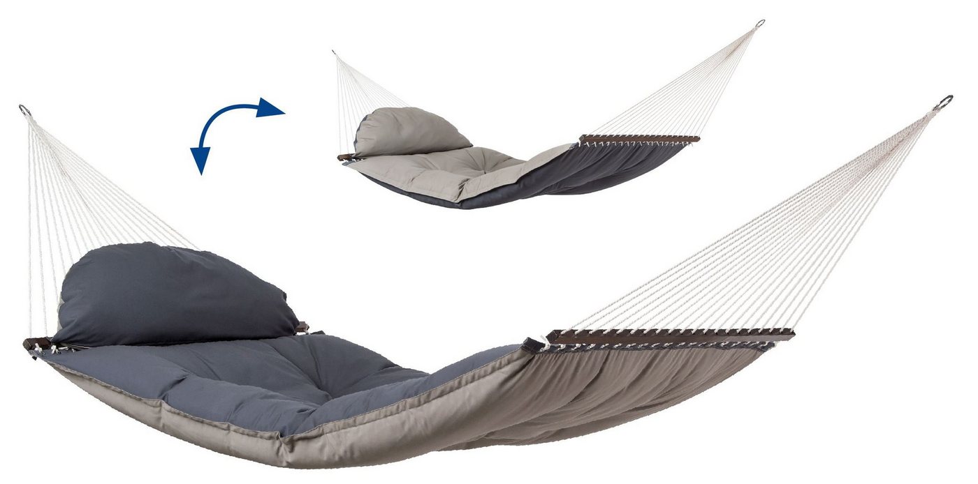 Amazonas Stabhängematte Luxushängematte Fat Hammock taupe von Amazonas