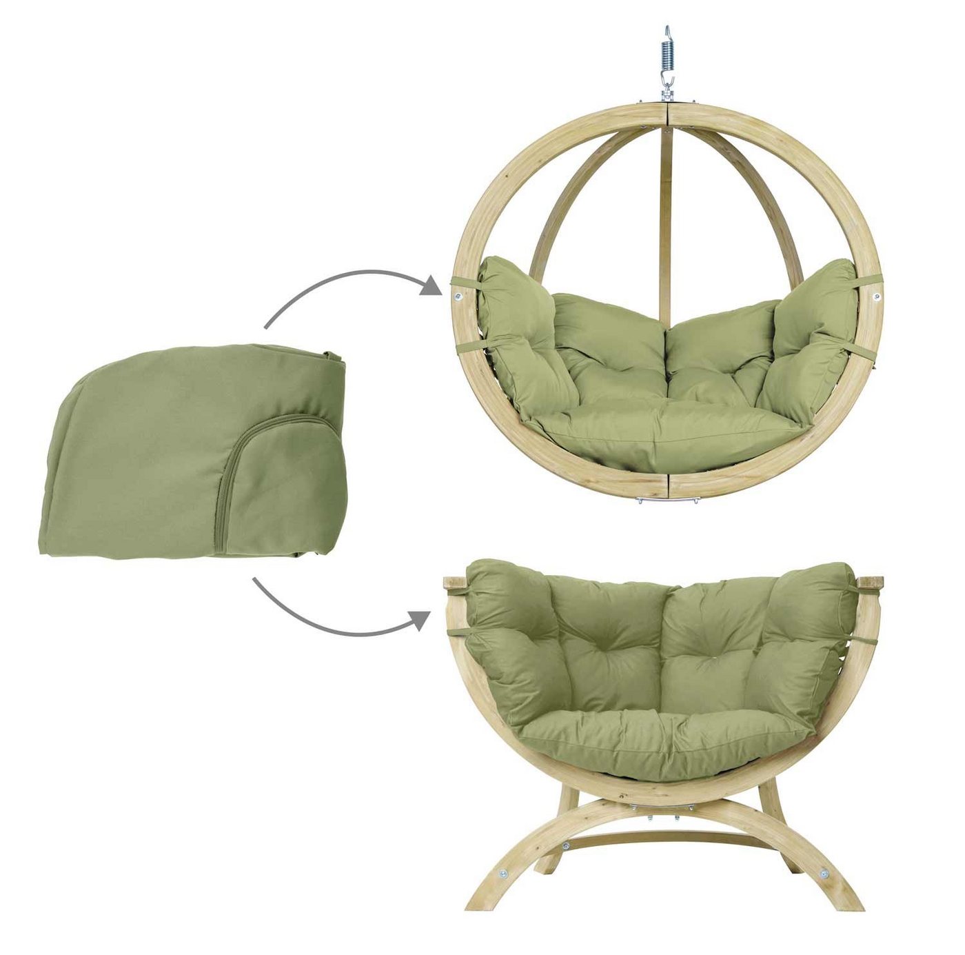 Kissenbezug für Hängesessel Globo Chair & Siena Due, Amazonas von Amazonas