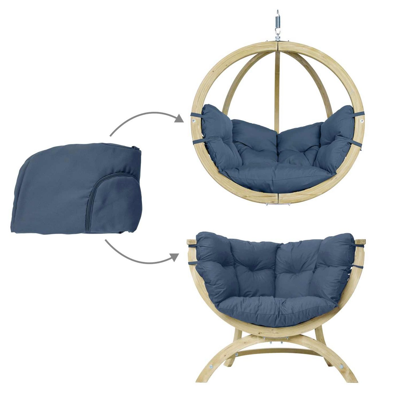 Kissenbezug für Hängesessel Globo Chair & Siena Due, Amazonas von Amazonas