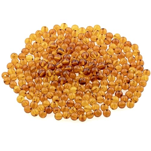 Bernstein Rund Perlen - Poliert und Roh 100% Naturliche Baltischen Harz Stein 5 mm Lose mit Locher fur Basteln Mehrere Farben – Amber Culture Bernstein Rund Perlen - Poliert und Roh 100% Naturliche Baltischen Harz Stein 5 mm Lose mit Locher fur Basteln Mehrere Farben – Amber Culture von Amber Culture