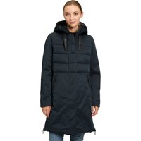 Amber & June Winterjacke "Amber & June Damen Winterjacke Kunstdaune", mit Kapuze von Amber & June