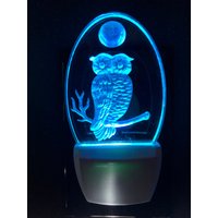 Eulen Nachtlicht von AmberArtDesignsShop