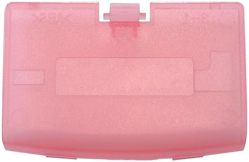 Akkudeckel für Game Boy Advance GBA, durchsichtig, Pink von Ambertown