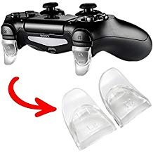 2 Paar L2 R2 Trigger-Verlängerungstasten für PS4 PS4 Slim Pro Controller, transparent von Ambertown