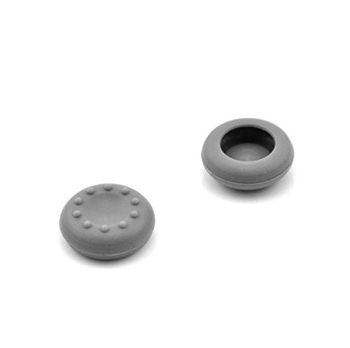 Analoger Silikon-Daumengriff Joystick-Kappen für PS4, PS3, Xbox 360, Xbox One Game-Controller (2 x Grau) von Ambertown