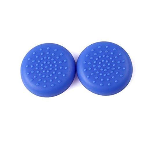 Analoges Silikon-Daumengriff, Joystick-Kappe für PS4, PS3, PS2, Xbox 360, Xbox One Game-Controller (blau) von Ambertown