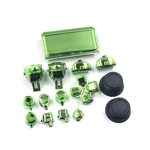 Dpad L2 R2 L1 R1 Trigger Button Buttons Dpad Thumbsticks für PS4 Pro Slim JDM 040 JDS040 JDM 050 JDS050 4.0 5.0 Versionen Controller – Chrom Grün Dpad L2 R2 L1 R1 Trigger Button Buttons Dpad Thumbsticks für PS4 Pro Slim JDM 040 JDS040 JDM 050 JDS050 4.0 5.0 Versionen Controller – Chrom Grün von Ambertown