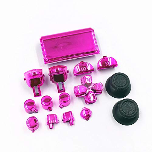 Ambertown® Dpad L2 R2 L1 R1 Trigger Button Buttons Dpad Thumbsticks für PS4 Pro Slim JDM 040 JDS040 JDM 050 JDS050 4.0 5.0 Versionen Controller – Chrom Hot Pink Ambertown® Dpad L2 R2 L1 R1 Trigger Button Buttons Dpad Thumbsticks für PS4 Pro Slim JDM 040 JDS040 JDM 050 JDS050 4.0 5.0 Versionen Controller – Chrom Hot Pink von Ambertown