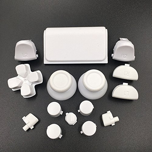 Dpad L2 R2 L1 R1 Trigger Button Buttons Dpad Thumbsticks für PS4 Pro Slim JDM 040 JDS040 JDM 050 JDS050 4.0 5.0 Versions Controller – Weiß Dpad L2 R2 L1 R1 Trigger Button Buttons Dpad Thumbsticks für PS4 Pro Slim JDM 040 JDS040 JDM 050 JDS050 4.0 5.0 Versions Controller – Weiß von Ambertown