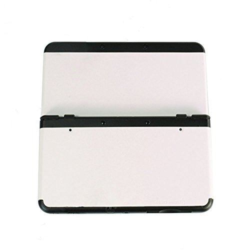 Für Nintendo Neue 3DS 2015 Version Vorne zurück Frontplatte, Teller und Oben Rückseite Akku Gehäuse Case Cover (Weiß) von Ambertown
