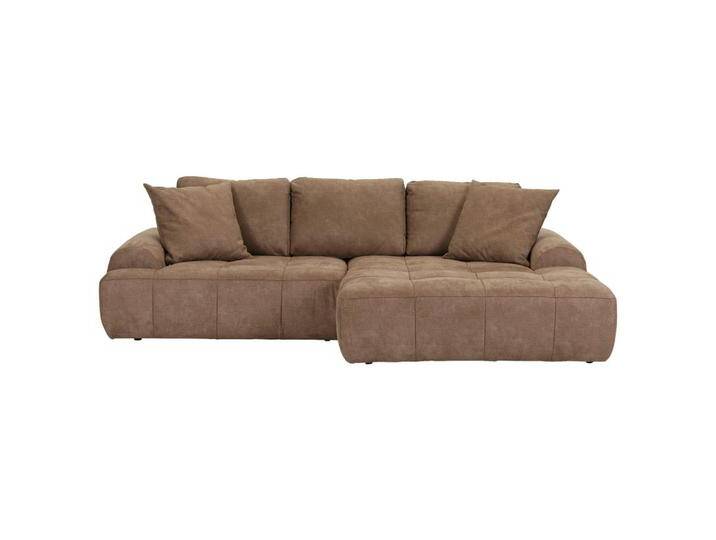 Ambia Home ECKSOFA, Braun, 2-3-Sitzer, Füllung: Polyetherschaumkern, Ottomane rechts, L-Form, 286x195 cm, Stoffauswahl, seitenverkehrt erhältlich, Ambia Home ECKSOFA, Braun, 2-3-Sitzer, Füllung: Polyetherschaumkern, Ottomane rechts, L-Form, 286x195 cm, Stoffauswahl, seitenverkehrt erhältlich, von Ambia-Home