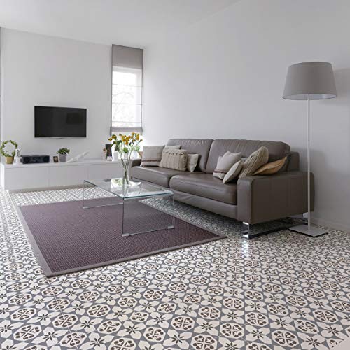 Ambiance-Live col-floor-RV-0583_60 x 60 cm Vinyl-Fliesenaufkleber, Rosaria, 60 x 60 cm von Ambiance Sticker