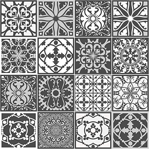 Ambiance Sticker Selbstklebende Wandfliesen für Küche und Bad Originaux Nuance Gris - 9 Stück Aufkleber 10 x 10 cm Ambiance Sticker Selbstklebende Wandfliesen für Küche und Bad Originaux Nuance Gris - 9 Stück Aufkleber 10 x 10 cm von Ambiance Sticker