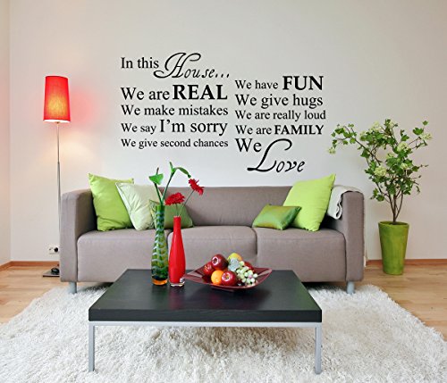 Ambiance-Live S-Jus-CIT-INTHISHOUSE wandtattoo, 55 x 110 cm von Ambiance-Live