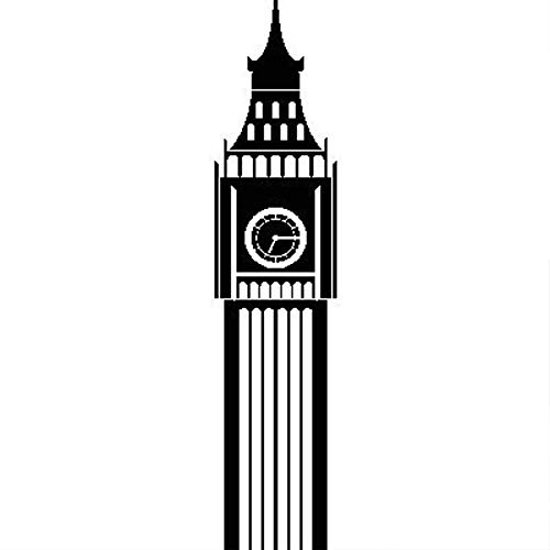 Ambiance-Live Wandtattoo London Big Ben - 250 X 55 cm, Silber von Ambiance-Live