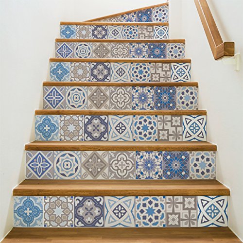 Ambiance Sticker col-stairs-ROS-A920_15x105cm_2band Aufkleber Treppe Fliesen, Vinyl Acryl, Honduras, de, 2 von Ambiance Sticker