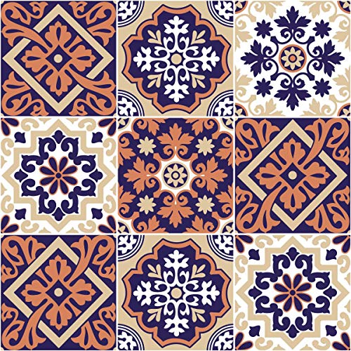 Ambiance-Live azulejos Zementfliesen selbstklebend Wandfliesen 15 x 15 cm 9 Stück Ambiance-Live azulejos Zementfliesen selbstklebend Wandfliesen 15 x 15 cm 9 Stück von Ambiance-Live