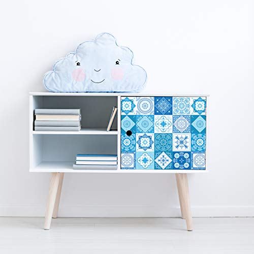 Ambiance Sticker Wandtattoo Aufkleber für Tischmöbel, Deko-Aufkleber für Schlafzimmer und Schränke Jeni - 24 Stück Aufkleber 10 x 10 cm Ambiance Sticker Wandtattoo Aufkleber für Tischmöbel, Deko-Aufkleber für Schlafzimmer und Schränke Jeni - 24 Stück Aufkleber 10 x 10 cm von Ambiance Sticker