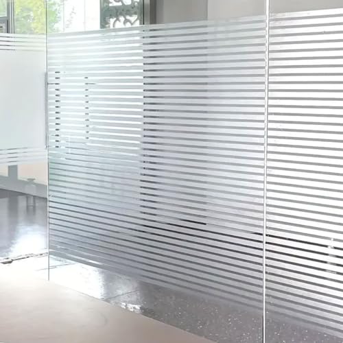 Ambiance Sticker Klebeband, Blickdicht, Linien für Fenster, elektrostatisch, Sichtschutz, UV-Schutz, 45 cm x L6 m von Ambiance Sticker