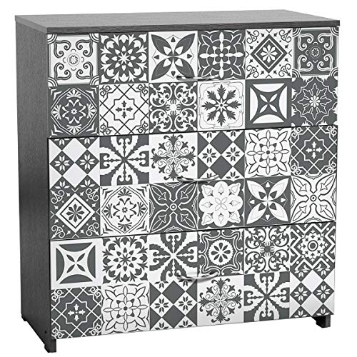 Ambiance Sticker Wandtattoo Aufkleber für Tischmöbel, Deko-Aufkleber für Schlafzimmer und Schränke Pasqualine - 24 Stück Aufkleber 10 x 10 cm Ambiance Sticker Wandtattoo Aufkleber für Tischmöbel, Deko-Aufkleber für Schlafzimmer und Schränke Pasqualine - 24 Stück Aufkleber 10 x 10 cm von Ambiance Sticker