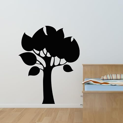 Aufkleber aus Schiefer, Tafel, selbstklebend, abwischbar, Design Baum – 35 x 30 cm von Ambiance Sticker