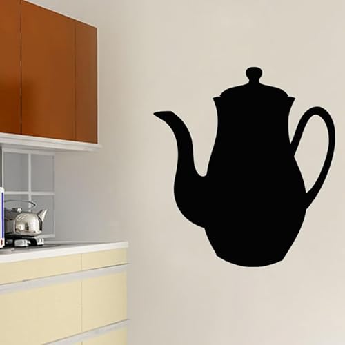 Aufkleber aus Schiefer, Tafel, selbstklebend, abwischbar, Design: Teekanne – 110 x 100 cm von Ambiance Sticker