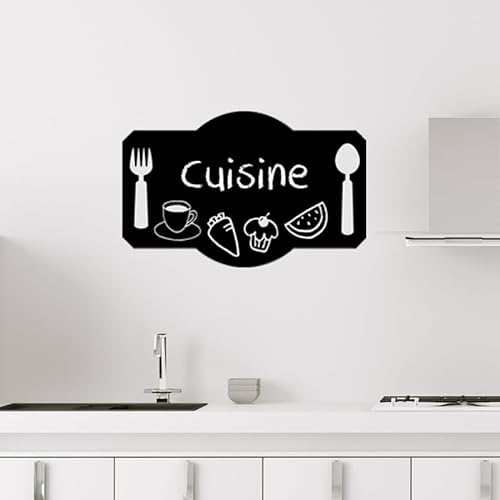 Aufkleber für Tafel, selbstklebend, abwischbar, Design Küchenplatte, 10 x 15 cm von Ambiance Sticker
