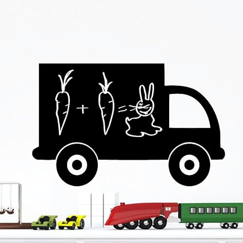 Aufkleber für Tafel, selbstklebend, abwischbar, Lastwagen, 55 x 90 cm von Ambiance Sticker