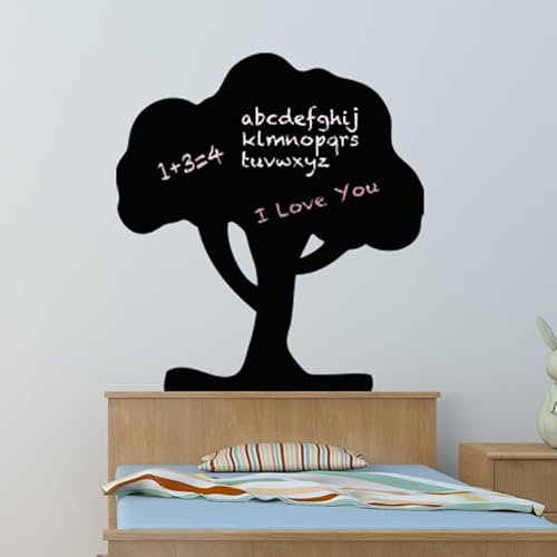 Aufkleber für Tafel, selbstklebend, abwischbar, großer Baum, 85 x 75 cm von Ambiance Sticker