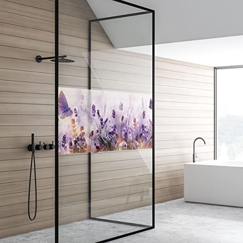 Fensterfolie Blickdicht – Lavendelfeld – Aufkleber für Fenster & Duschtür – 40 x 200 cm Fensterfolie Blickdicht – Lavendelfeld – Aufkleber für Fenster & Duschtür – 40 x 200 cm von Ambiance Sticker