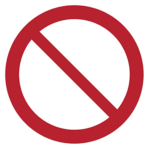 Runder Laminierter Schilderklebstoff, Wasserfester ISO 7010 - Kleber – UV-beständiger Laminierter Klebstoff – Allgemeines Verbot - Durchmesser 25 cm Runder Laminierter Schilderklebstoff, Wasserfester ISO 7010 - Kleber – UV-beständiger Laminierter Klebstoff – Allgemeines Verbot - Durchmesser 25 cm von Ambiance Sticker