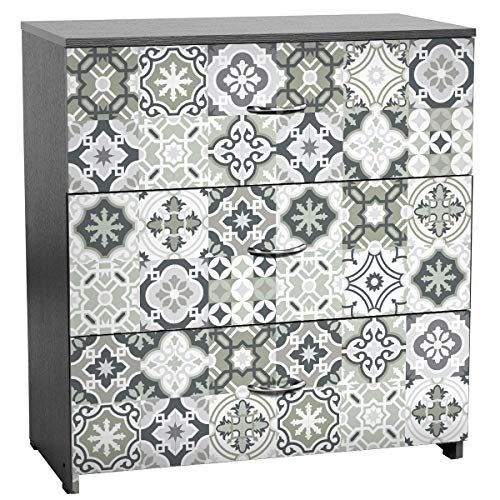 Ambiance Sticker Wandtattoo Aufkleber für Tischmöbel, Deko-Aufkleber für Schlafzimmer und Schränke Evelyna - 24 Stück Aufkleber 10 x 10 cm Ambiance Sticker Wandtattoo Aufkleber für Tischmöbel, Deko-Aufkleber für Schlafzimmer und Schränke Evelyna - 24 Stück Aufkleber 10 x 10 cm von Ambiance Sticker