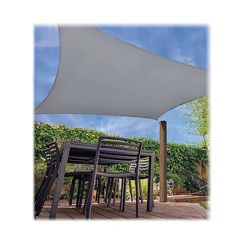 AMBIANCE Square Candle Awning Light Grey 5 x 5 m von Ambiance