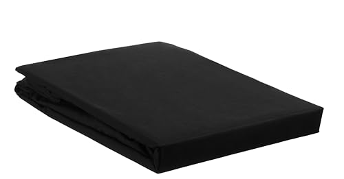Ambiante Baumwolle - Spannbettlaken für Topper - 120x200 - Schwarz Ambiante Baumwolle - Spannbettlaken für Topper - 120x200 - Schwarz von Ambiante