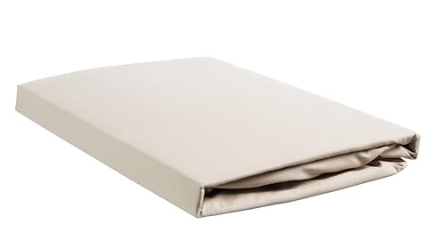Ambiante Baumwolle - Spannbettlaken für Topper mit Split - 200x220 - Sand Ambiante Baumwolle - Spannbettlaken für Topper mit Split - 200x220 - Sand von Ambiante