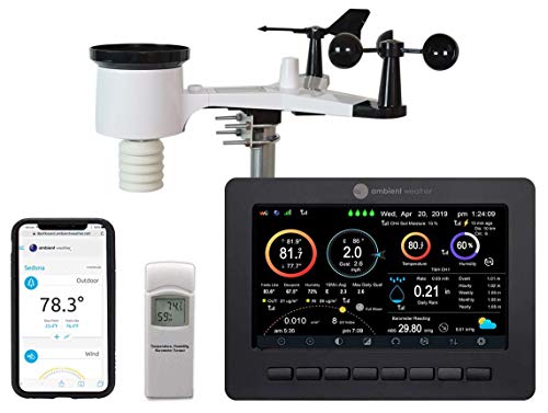 Ambient Weather Intelligente Wetterstation WS-2000 mit WiFi Fernüberwachung und Warnungen von Ambient Weather
