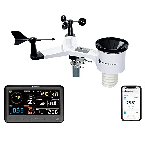 Ambient Weather WS-2902A Smart WiFi Wetterstation mit Fernüberwachung und Alarmen von Ambient Weather