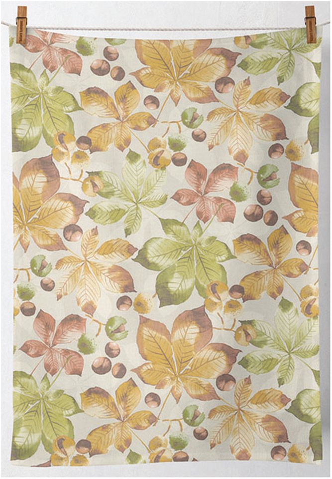 Ambiente® Geschirrtuch Castanea, (2-tlg., 2-teilig), Geschirrtücher ca.50x70cm Baumwolle von Ambiente®