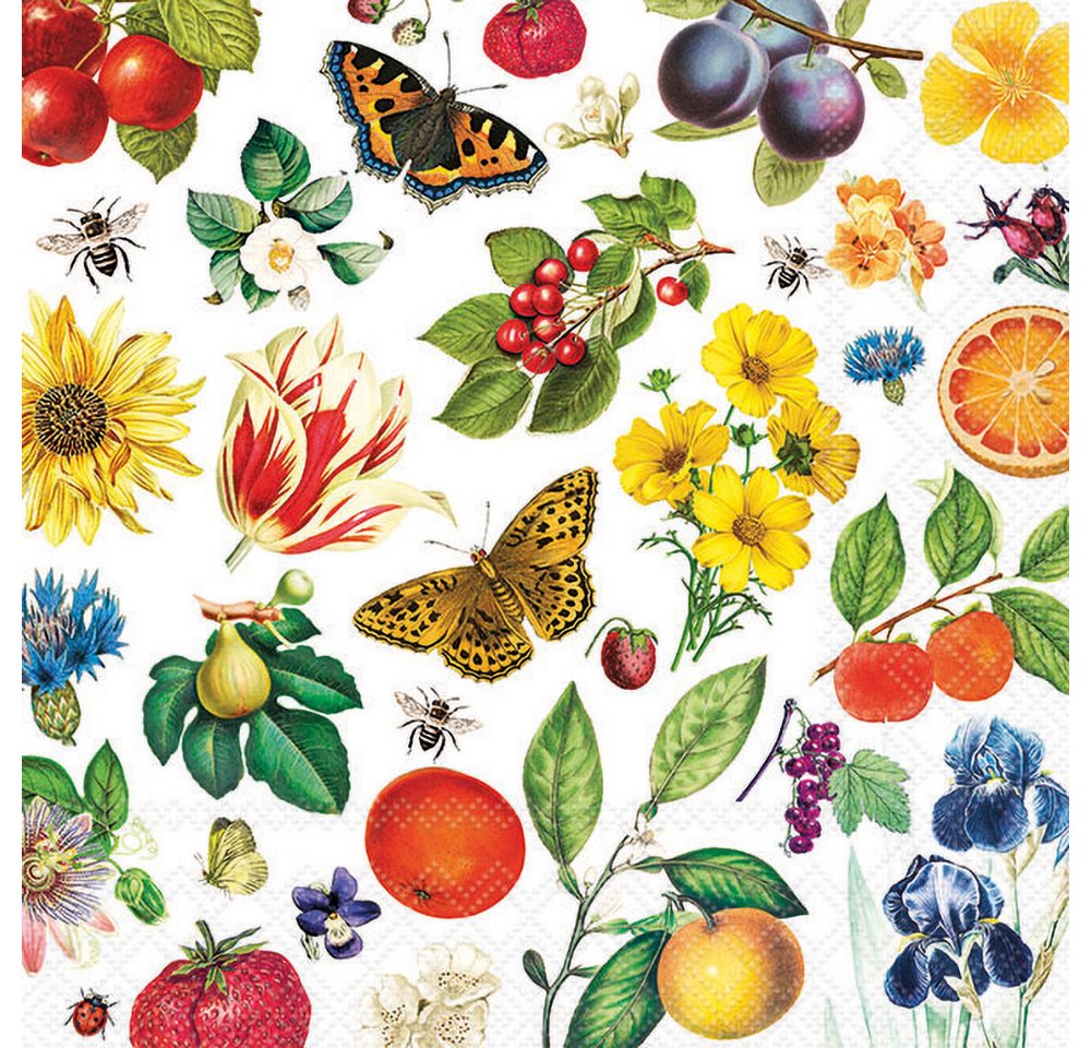 Ambiente® Papierserviette Colourful Year, (20 St) von Ambiente®